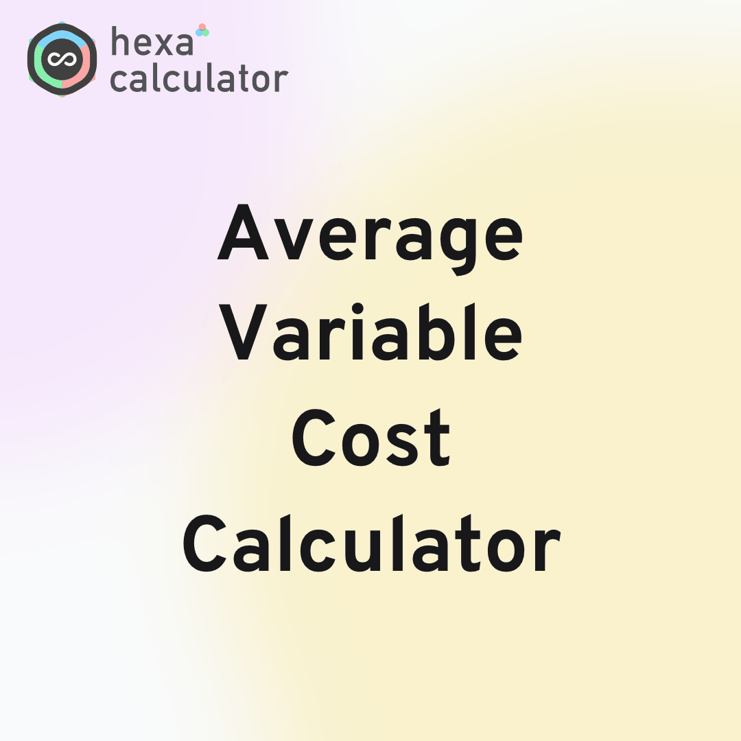 Average Variable Cost Calculator Card Image