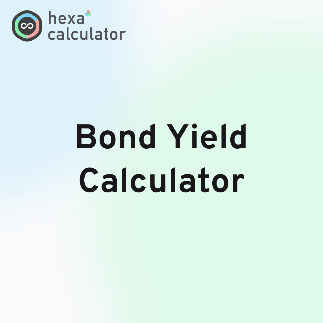 Bond Yield Calculator Card Image