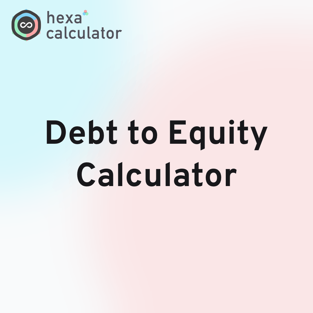 Debt to Equity Calculator Card Image