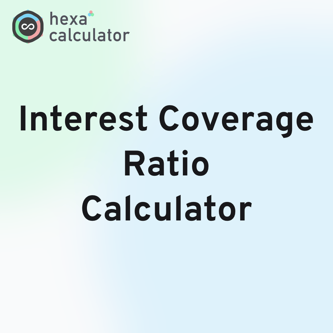 Interest Coverage Ratio Calculator Card Image