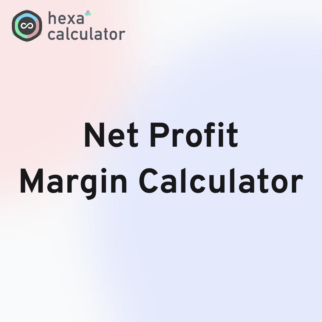 Net Profit Margin Calculator Card Image
