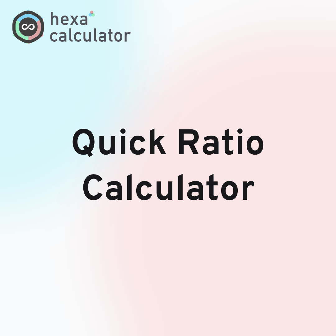 Quick Ratio Calculator Card Image