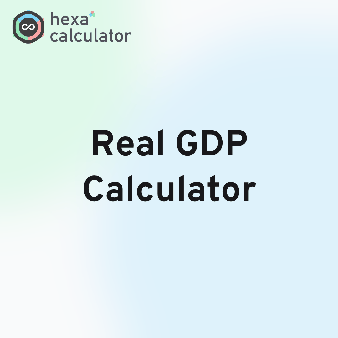 Real GDP Calculator Card Image
