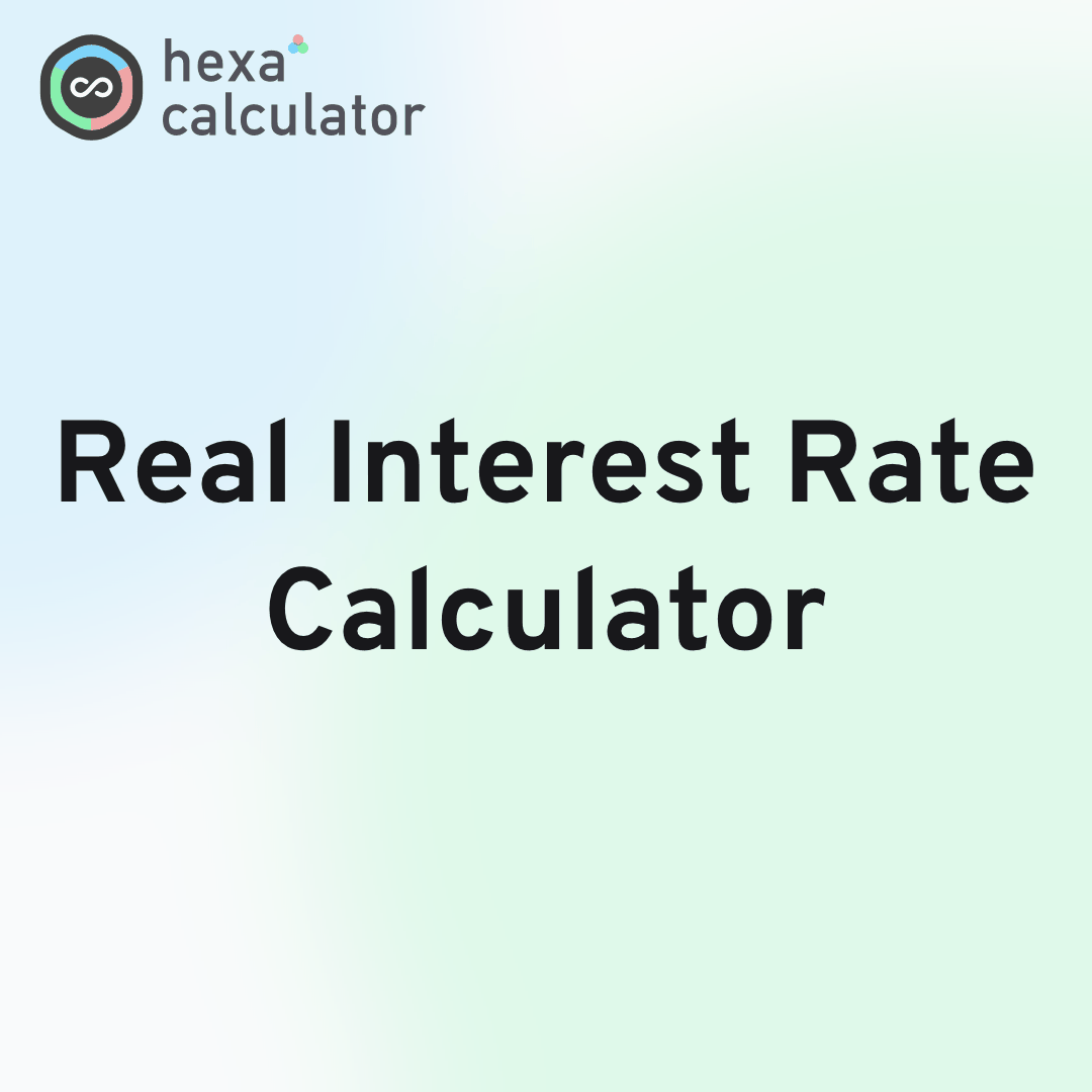 Real Interest Rate Calculator Card Image
