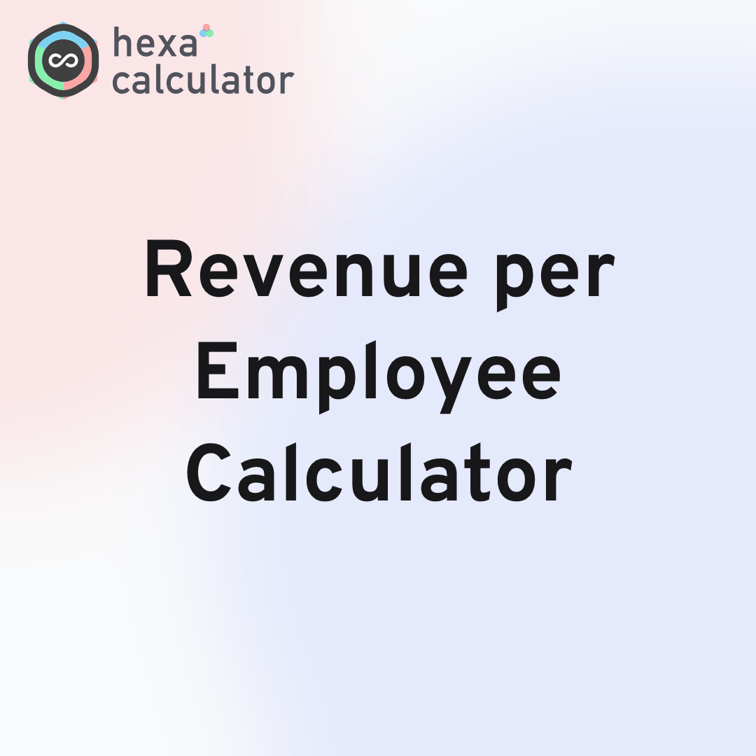 Revenue per Employee Calculator Card Image