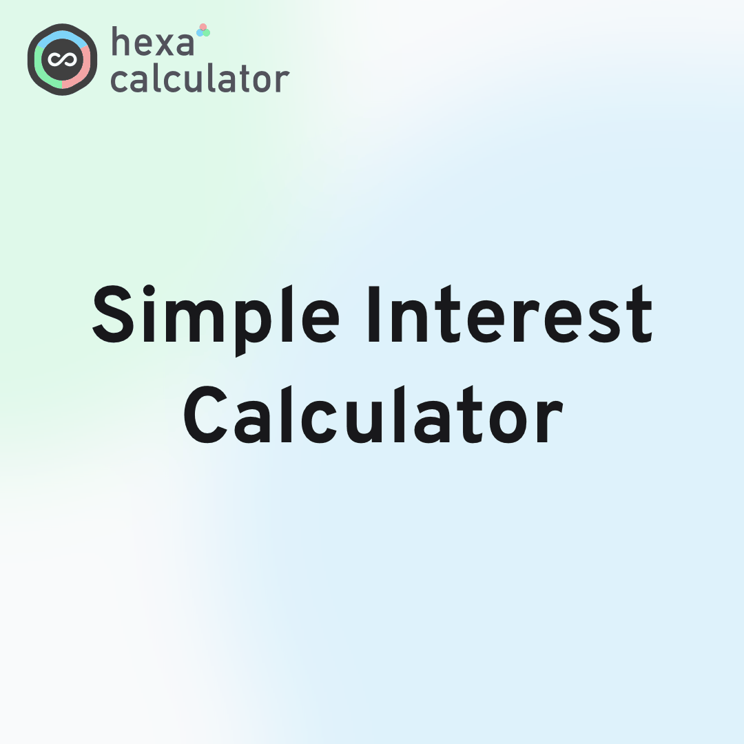 Simple Interest Calculator Card Image