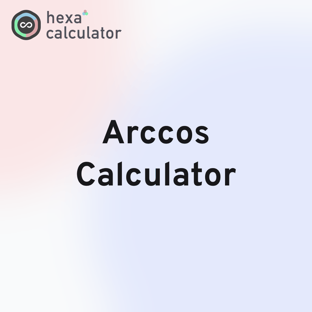 Arccos Calculator