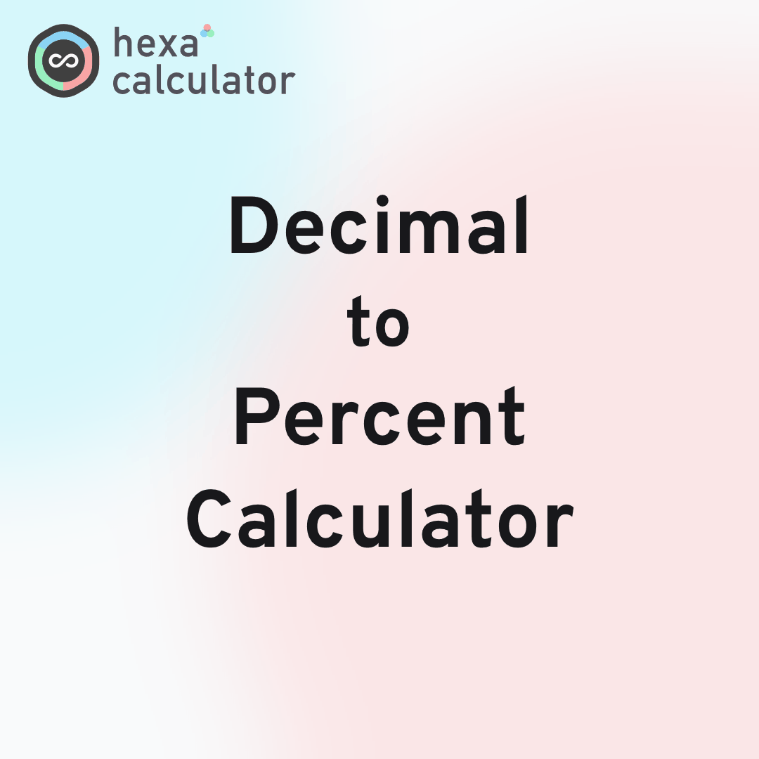 Decimal to Percent Calculator Card Image