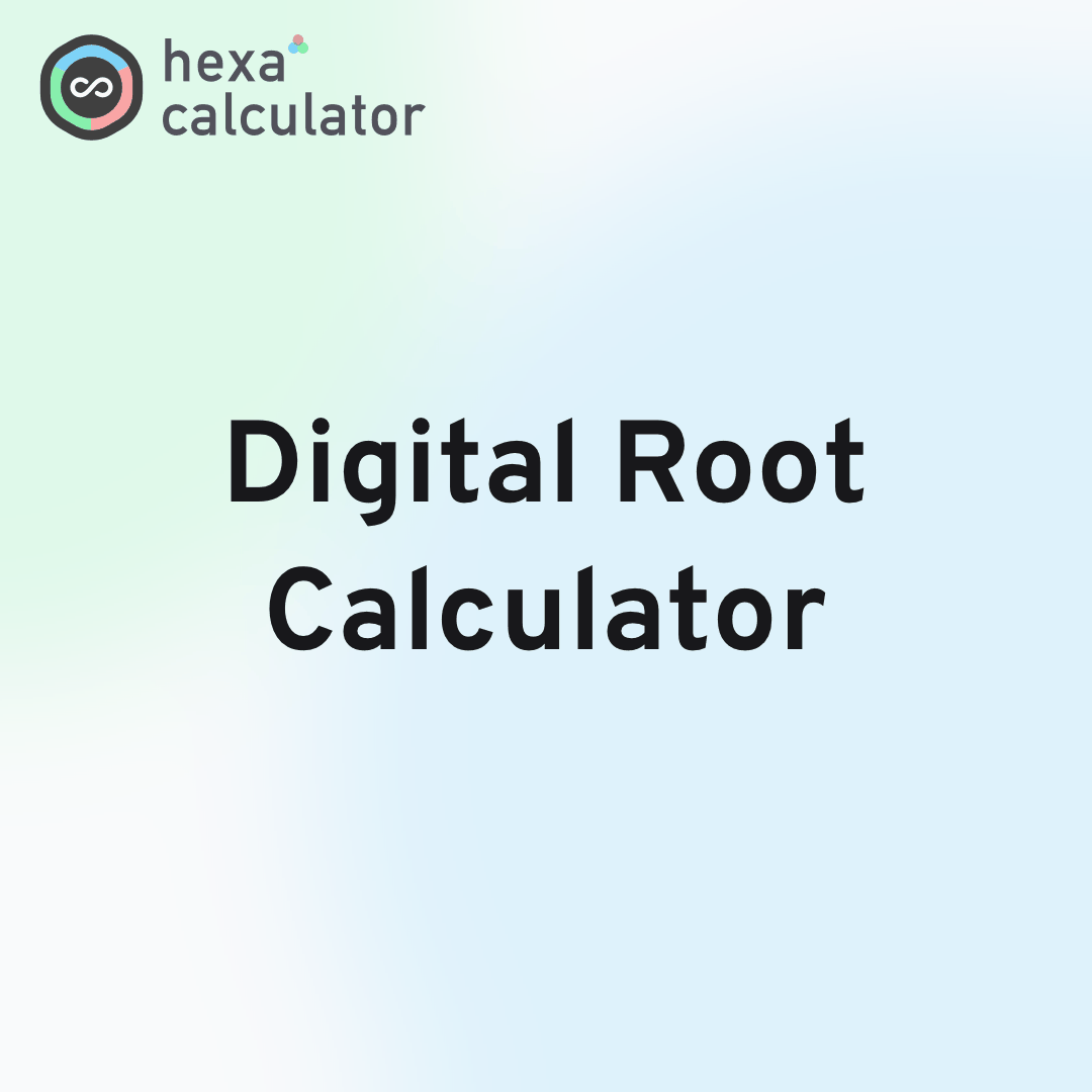 Digital Root Calculator Card Image