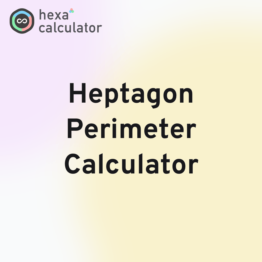 Heptagon Perimeter Calculator Card Image