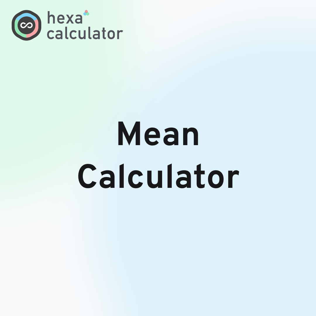 Mean Calculator Card Image