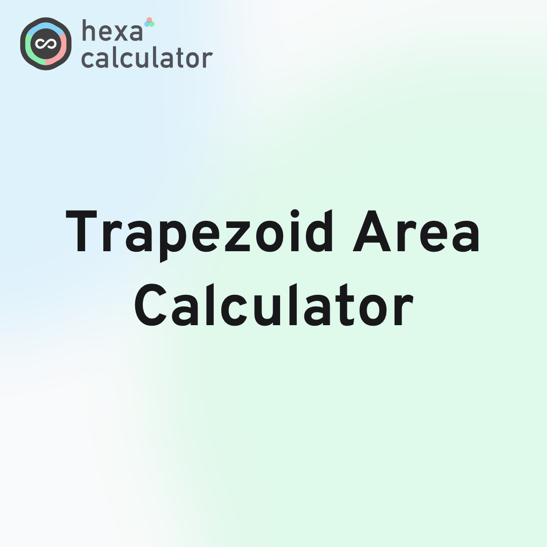 Trapezoid Area Calculator Card Image