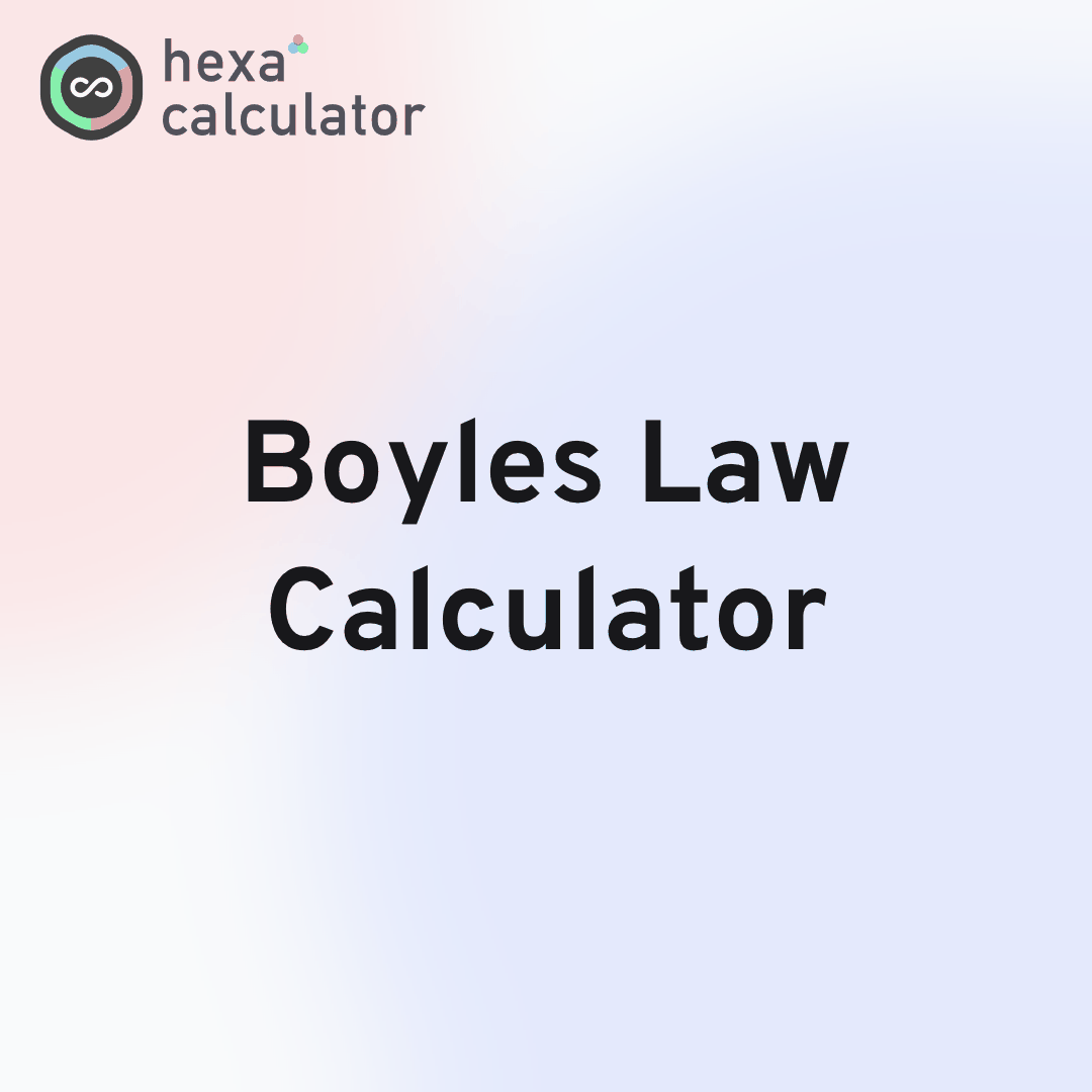 Boyles Law Calculator Card Image