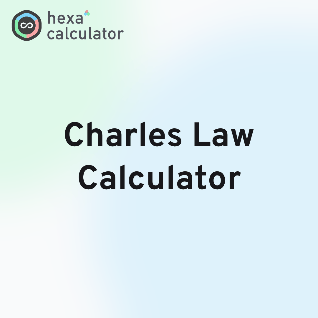 Charles Law Calculator Card Image