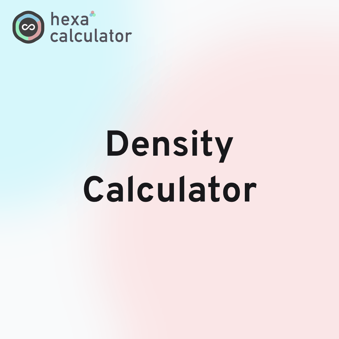 Density Calculator Card Image