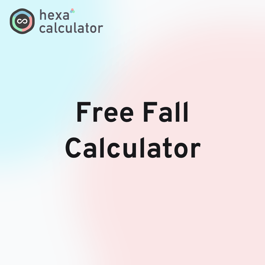 Free Fall Calculator Card Image