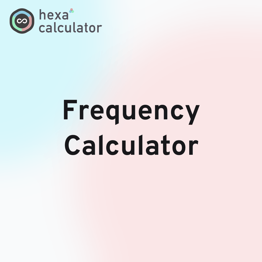 Frequency Calculator Card Image