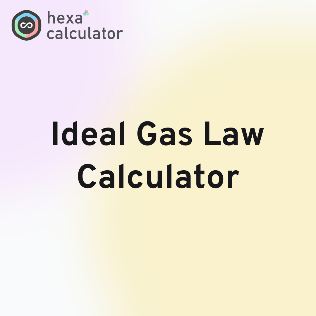 Ideal Gas Law Calculator Card Image