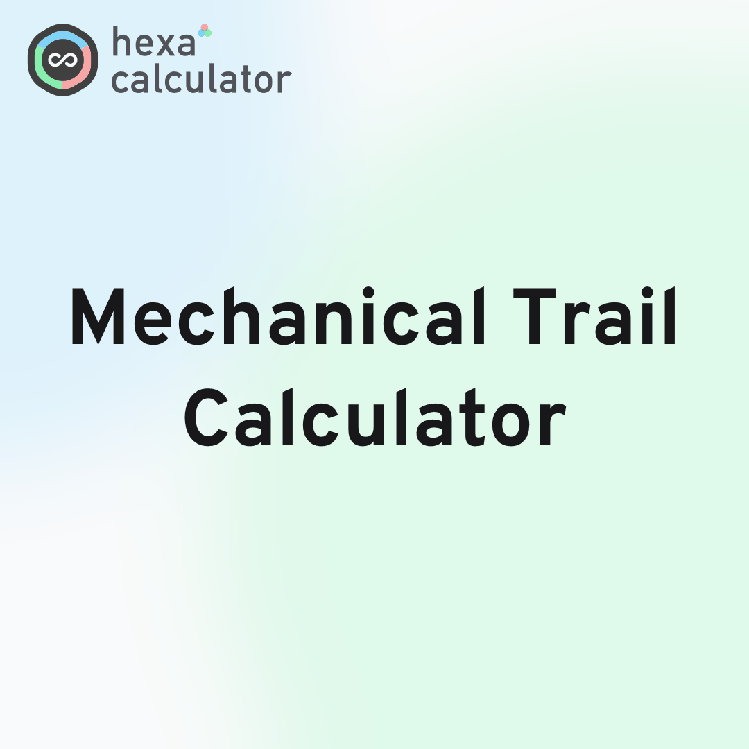 Mechanical Trail Calculator
