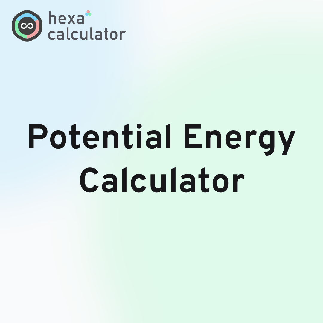 Potential Energy Calculator Card Image