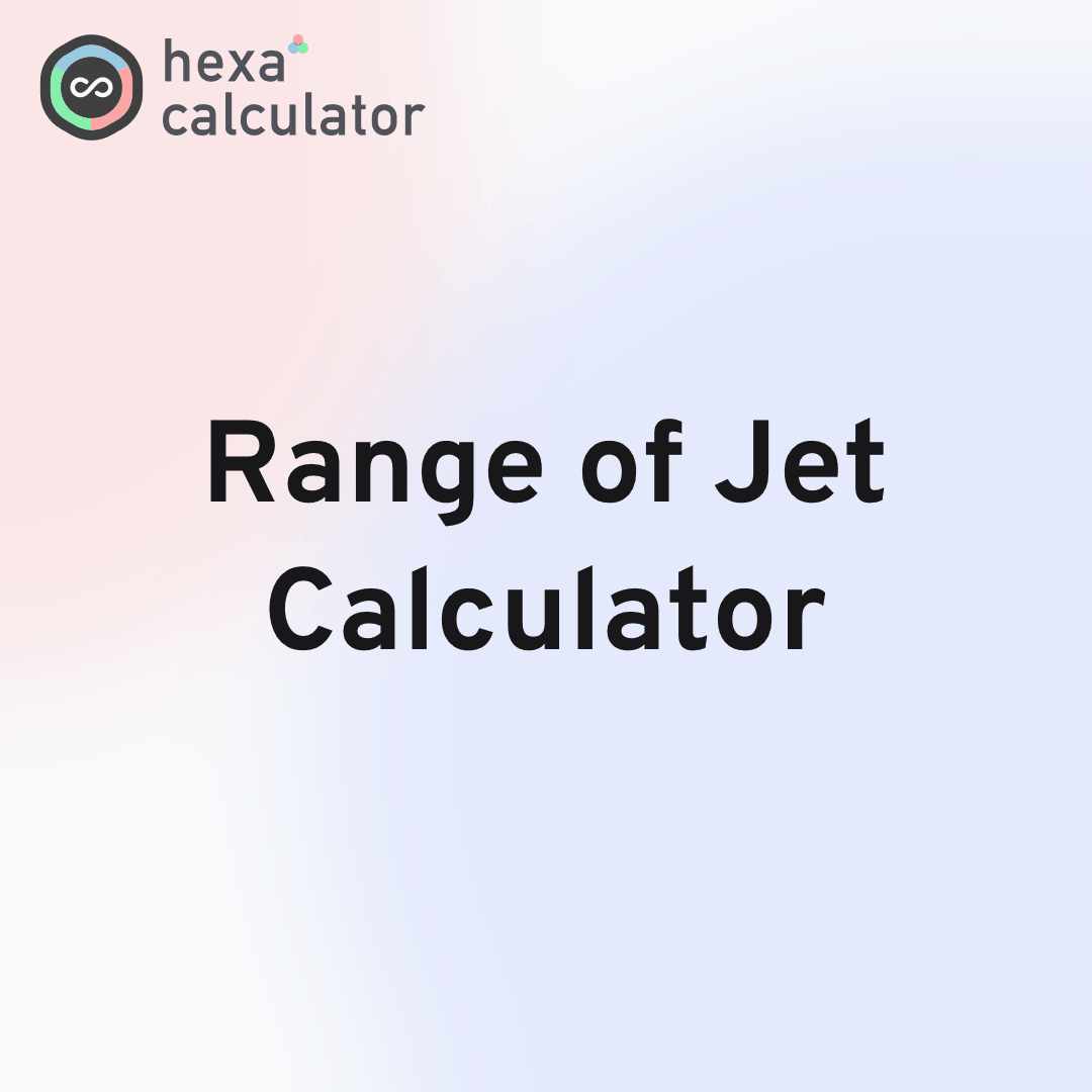 Range of Jet Calculator
