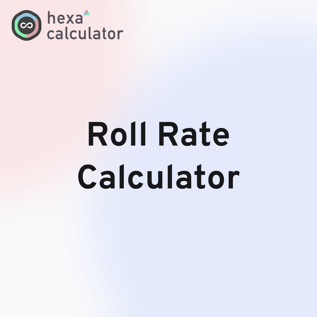Roll Rate Calculator