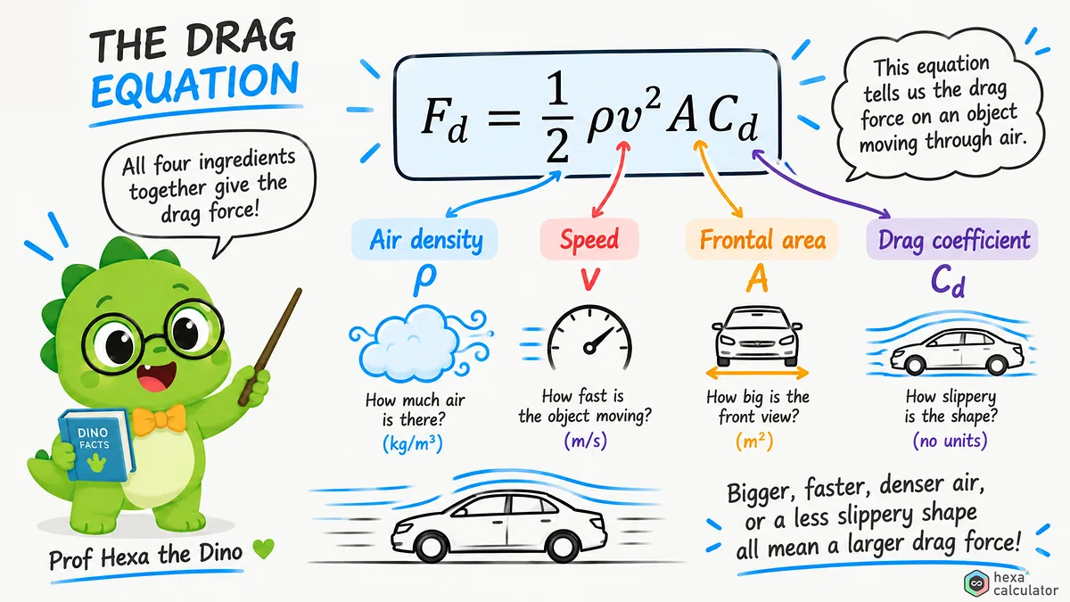 Formula for Aerodynamic Drag Formula for Aerodynamic Drag