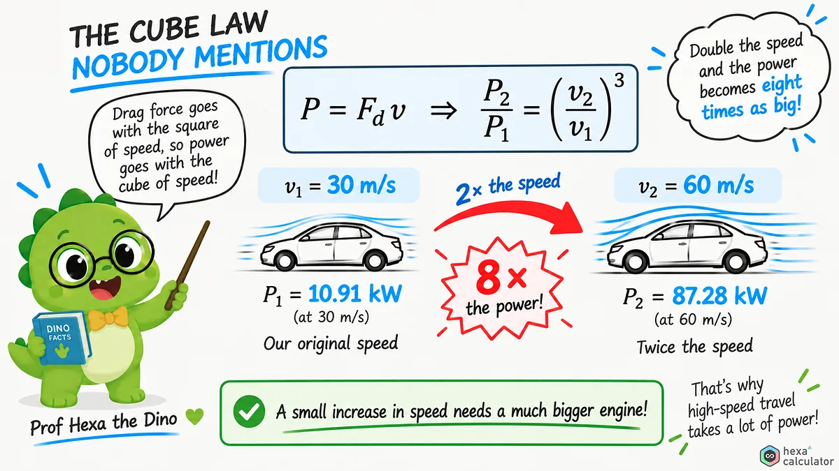 Power follows the Cube Law Power follows the Cube Law