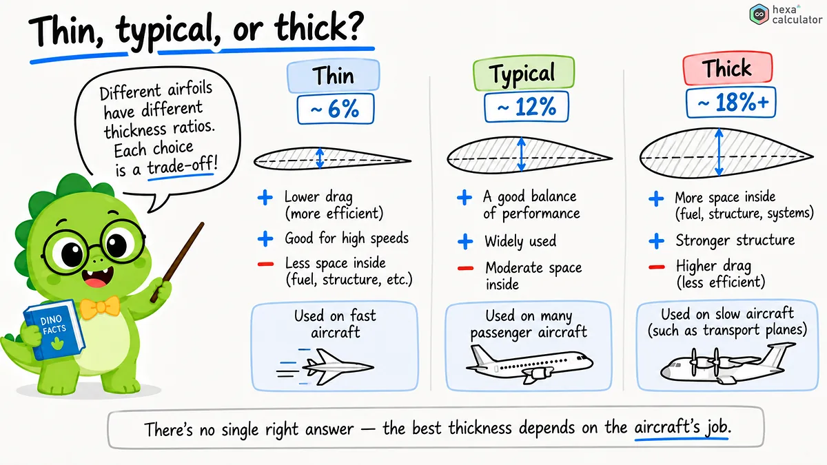 Airfoil Thickness Comparison Airfoil Thickness Comparison