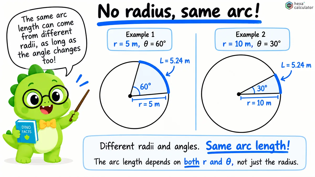 Arc Length Radius