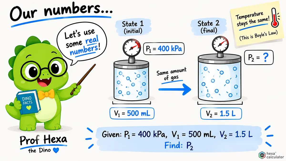 Boyle's Law Example Boyle's Law Example