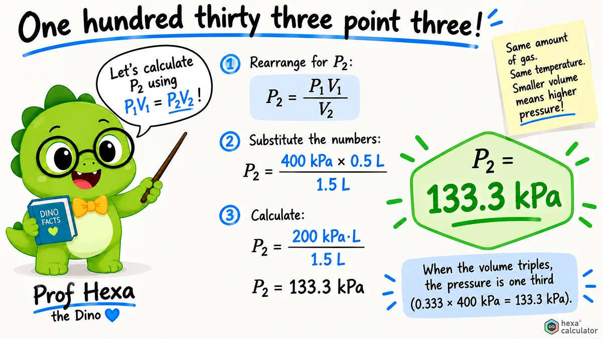 Boyle's Law Calculations Boyle's Law Calculations