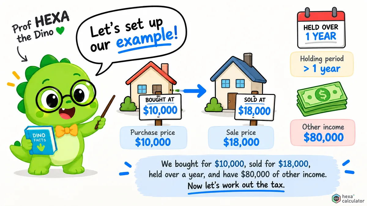 Capital Gains Tax Example