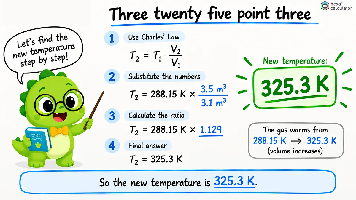 Charles Law - Calculations Charles Law - Calculations