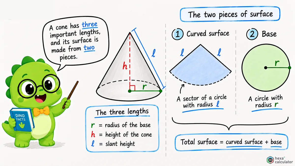 Cone Surface Area Explainer