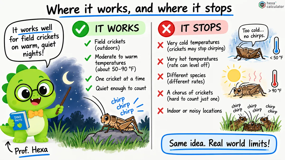 Cricket Chirp Thermometer