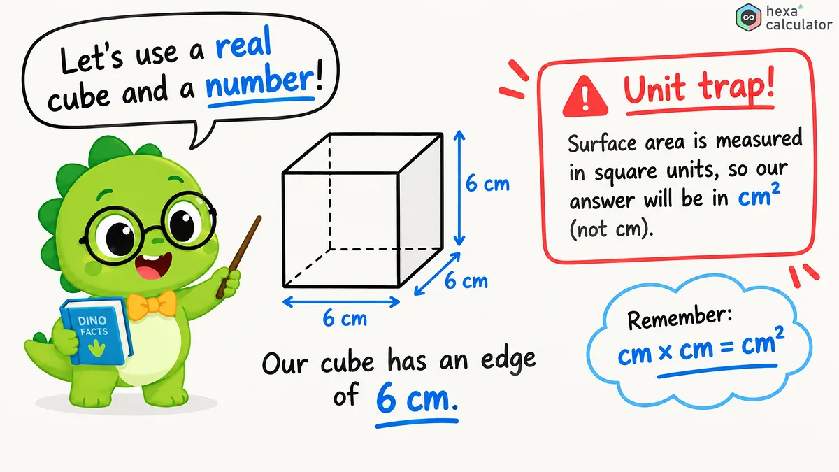 Cube Surface Area Example Cube Surface Area Example