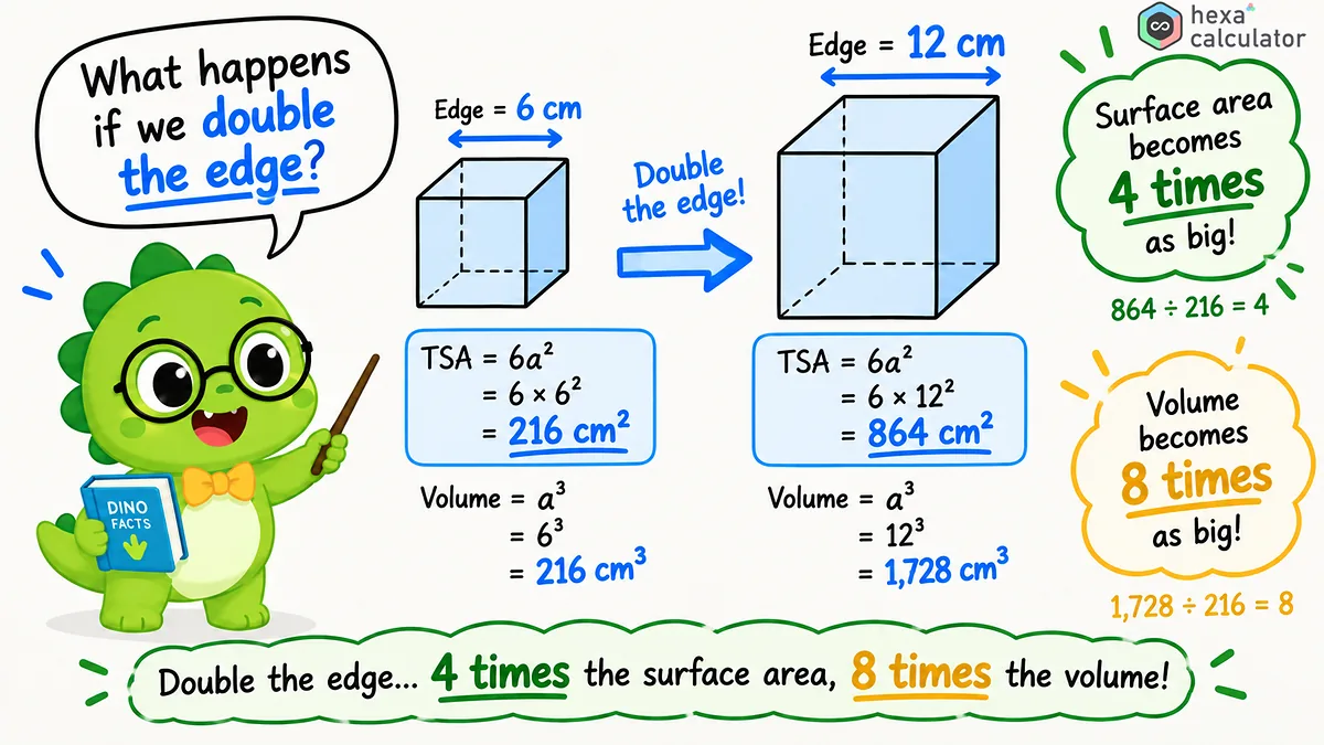 Cube Surface Area Calculations Cube Surface Area Calculations