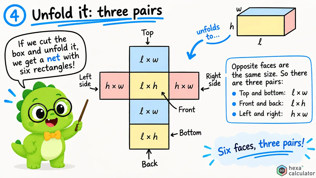 Cuboid Surface Area Explainer