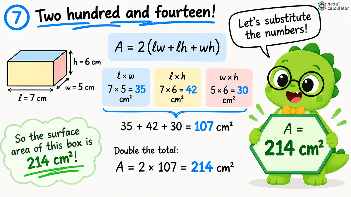 Cuboid Surface Area Calculations
