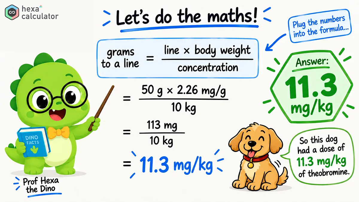 Dog Chocolate Toxicity Calculation