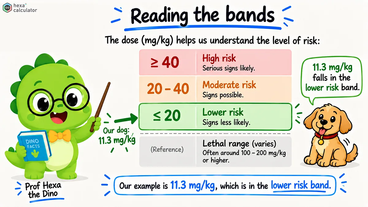Dog Chocolate Toxicity Reading