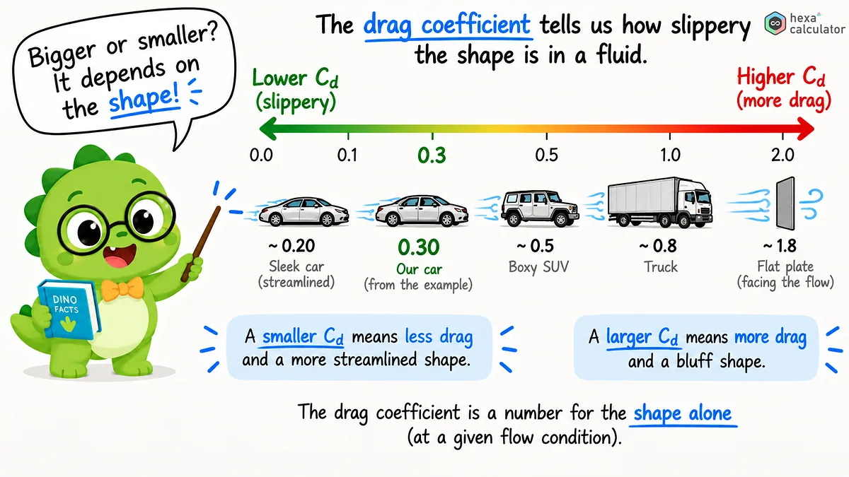 Drag Coefficient Range