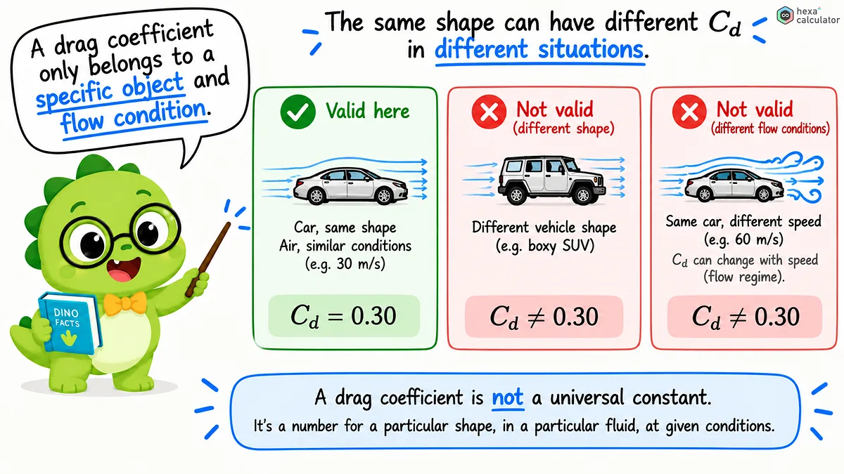 Drag Coefficient -- Shape Importance