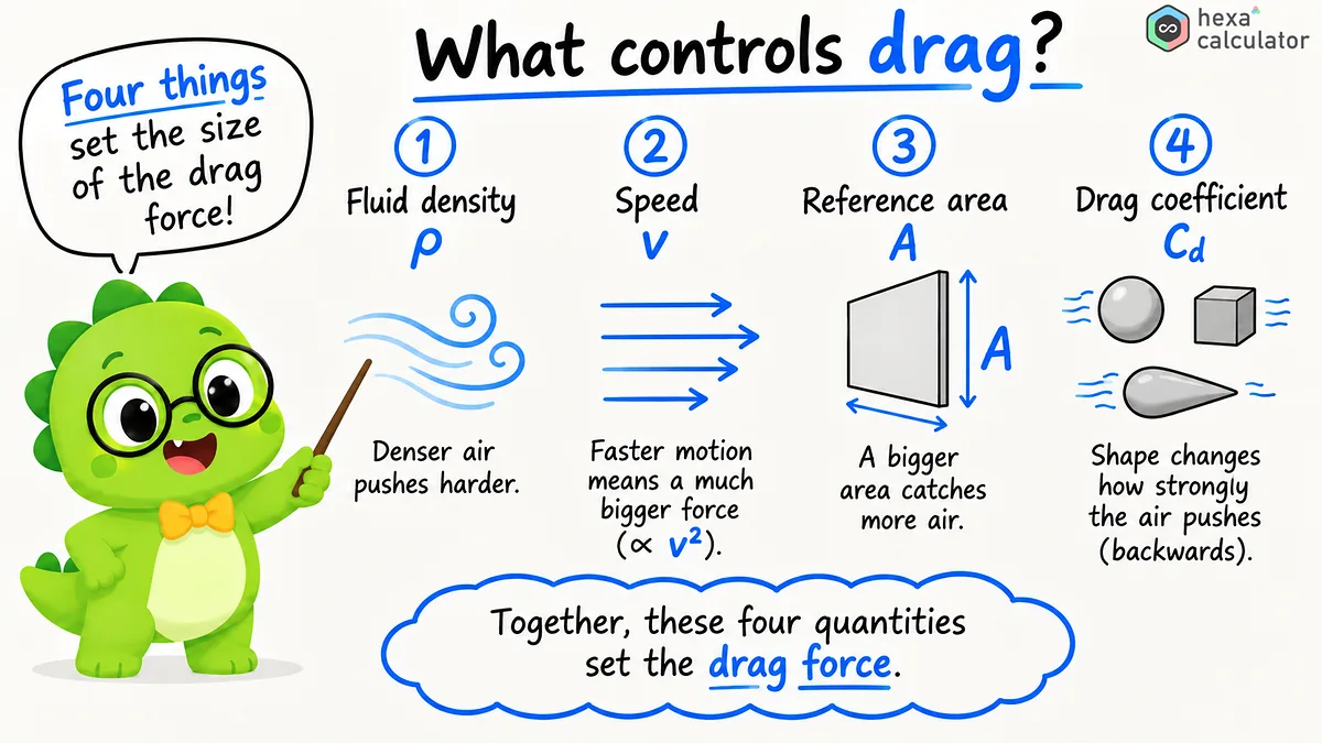Drag Force Parameters