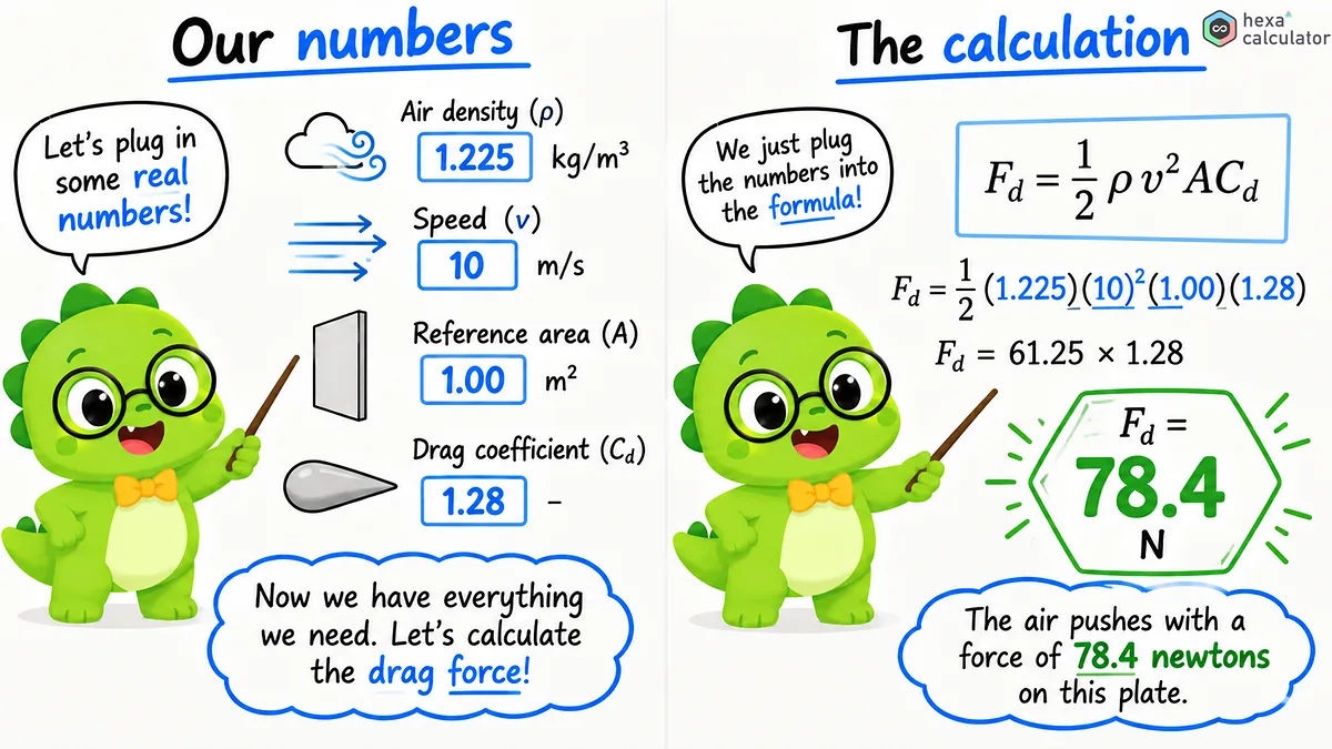 Drag Force Example