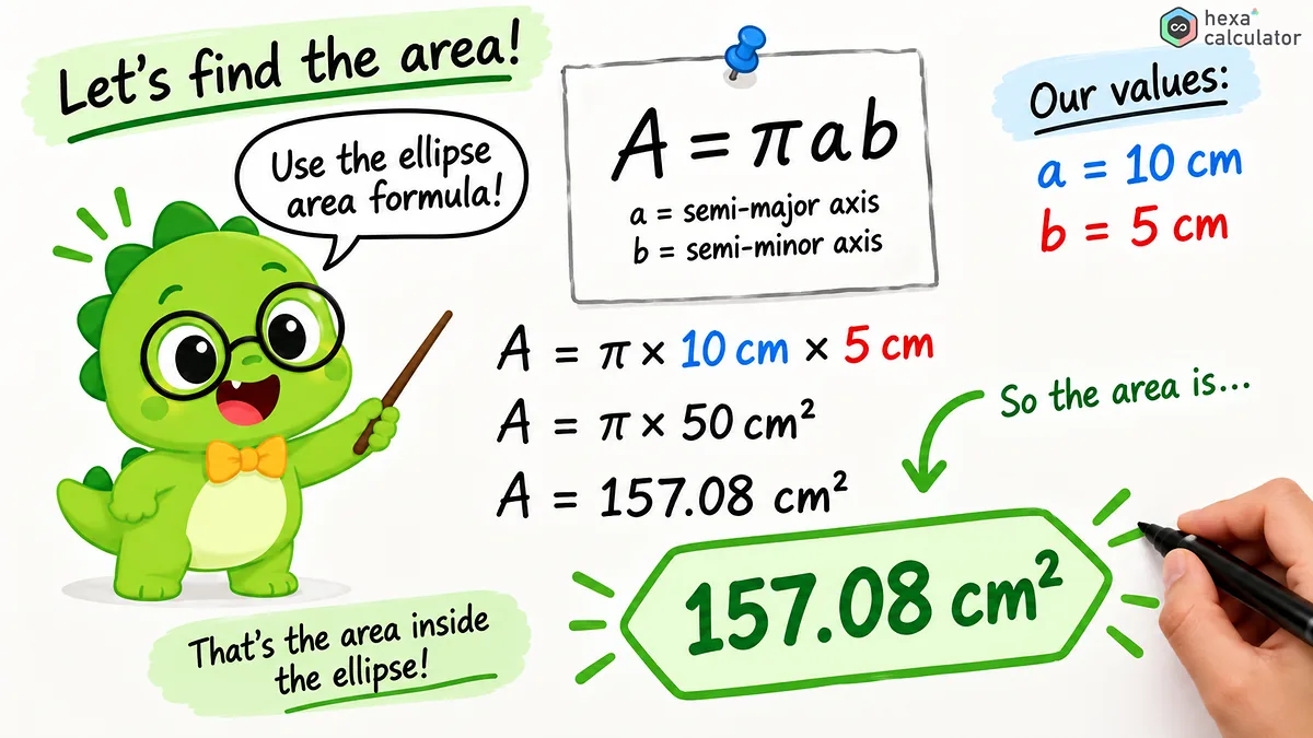 Ellipse Area - Calculation