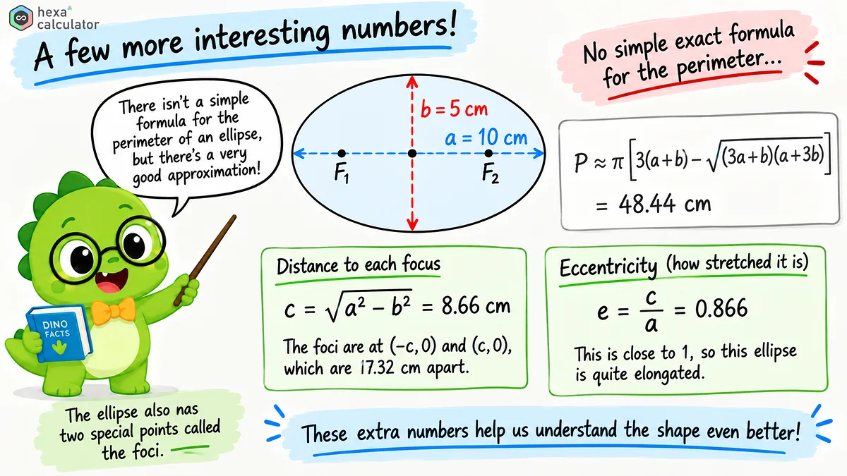 Ellipse - Eccentricity and Foci