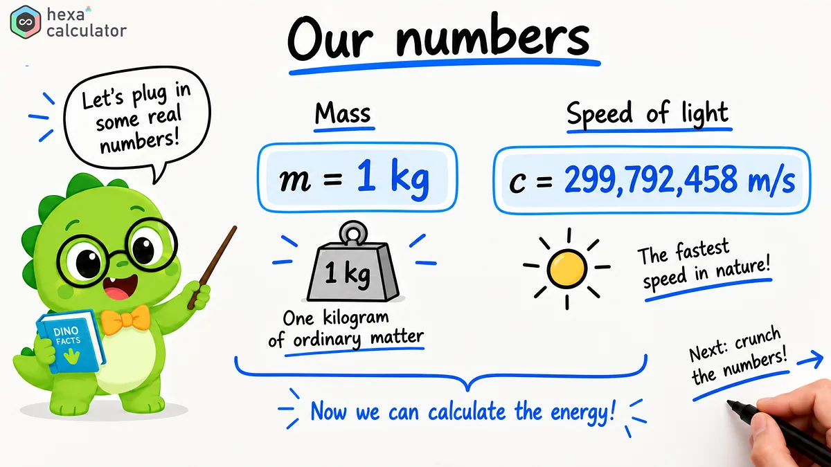 E=mc² - Example E=mc² - Example