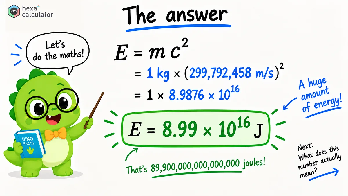 E=mc² - Calculation E=mc² - Calculation